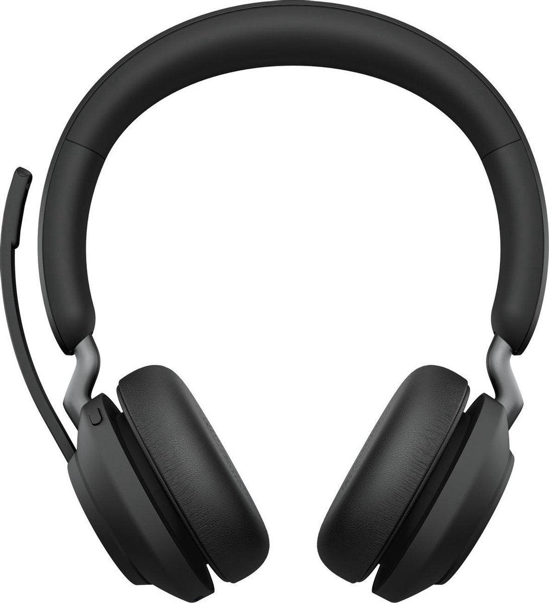 Jabra Evolve2 65 MS Stereo - Bluetooth Headset - on-ear - wireless - USB-C - noise isolating - black