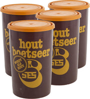 HOUTBOETSEER met ongekende mogelijkheden- poeder en spatel - 4 stuks van 300 gr - knutselen met kinderen