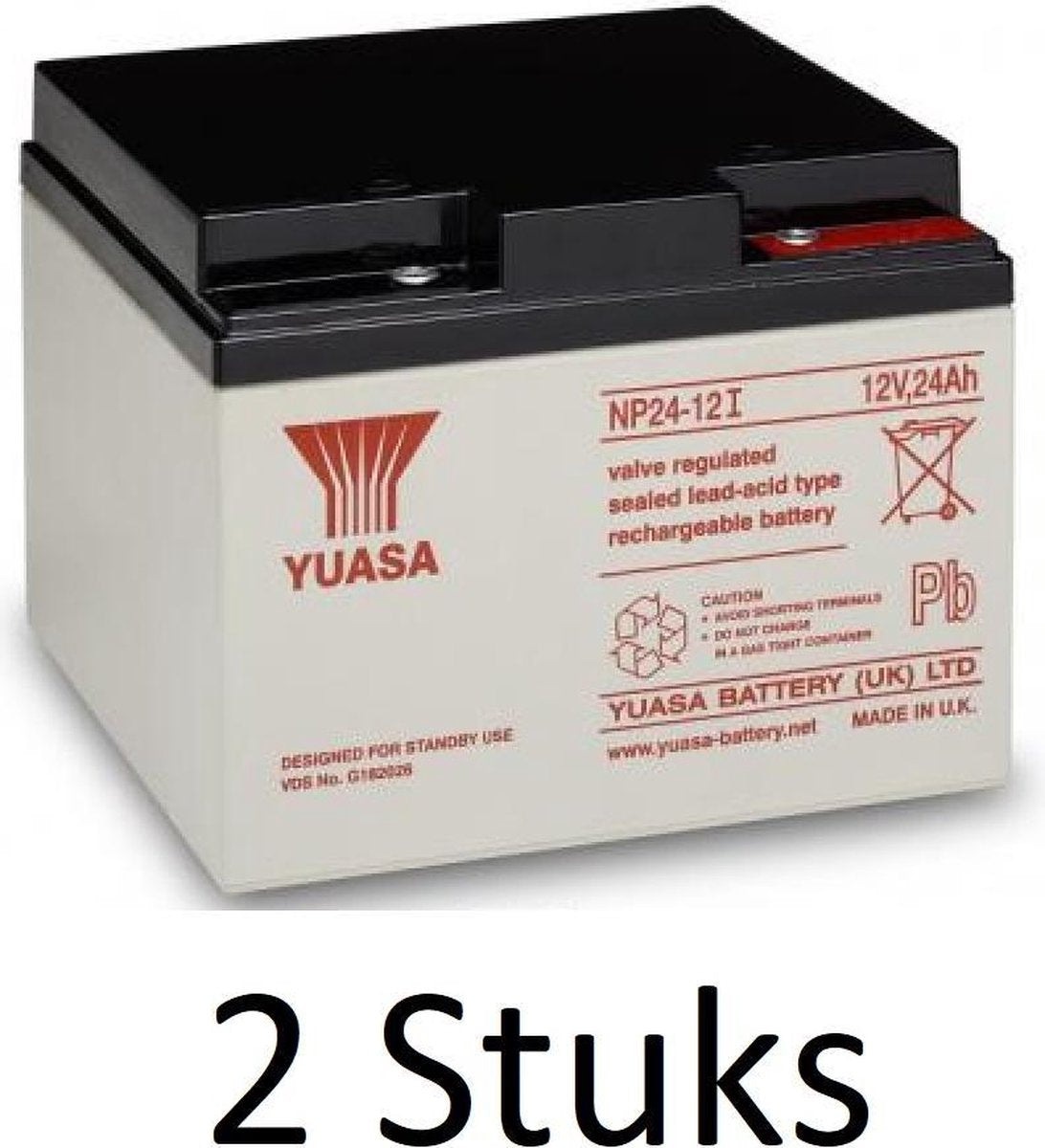 2 Stuks Yuasa lead-acid Batterij NP24-12