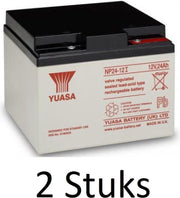 2 Stuks Yuasa lead-acid Batterij NP24-12