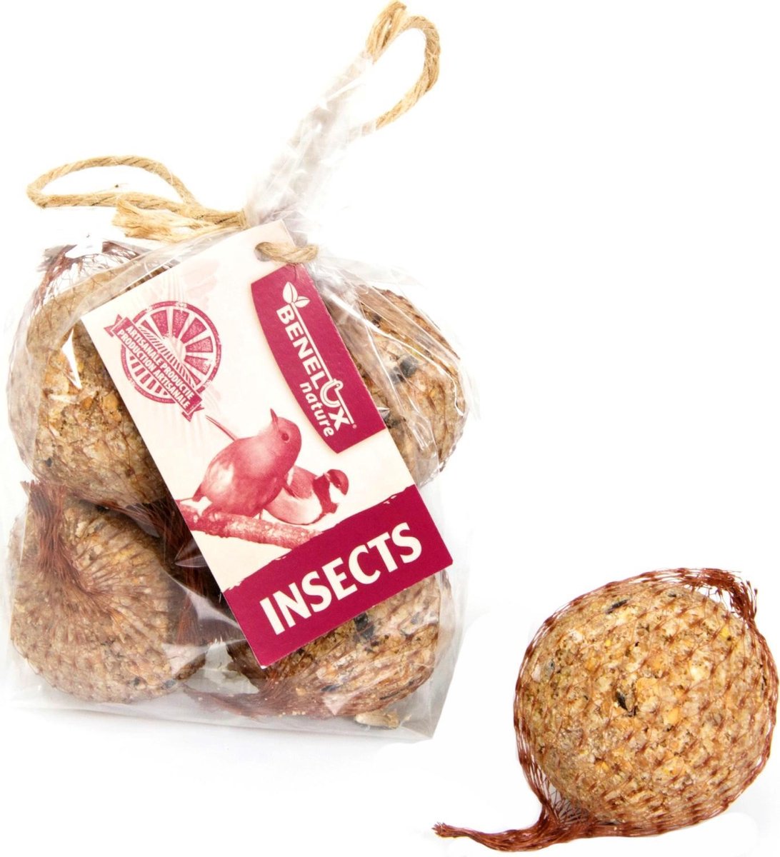 Artisanale mezenbollen met insecten - set van 8 stuks
