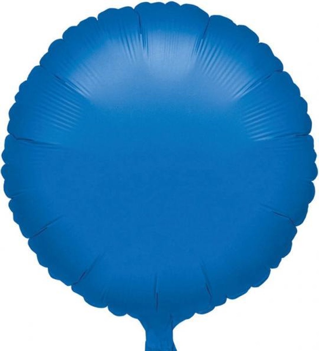Standard Metallic Blue Foil Balloon Round S15 packed 43cm