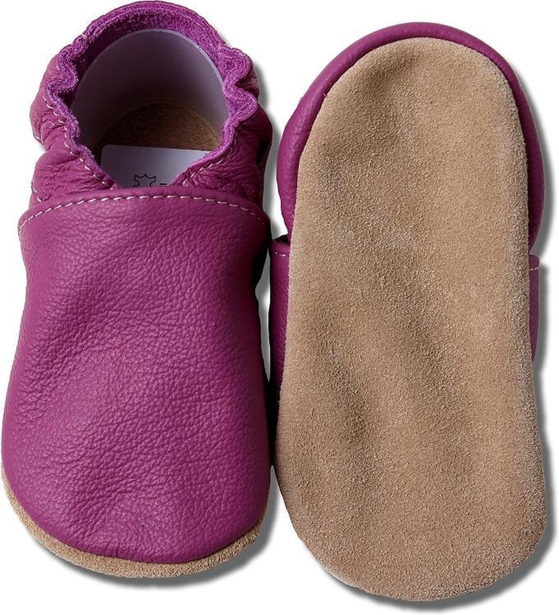 Hobea - babyslofjes - bordeaux/paars
