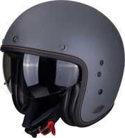 Scorpion Belfast Mat Cement Grijs Jethelm - Motorhelm - Maat XL