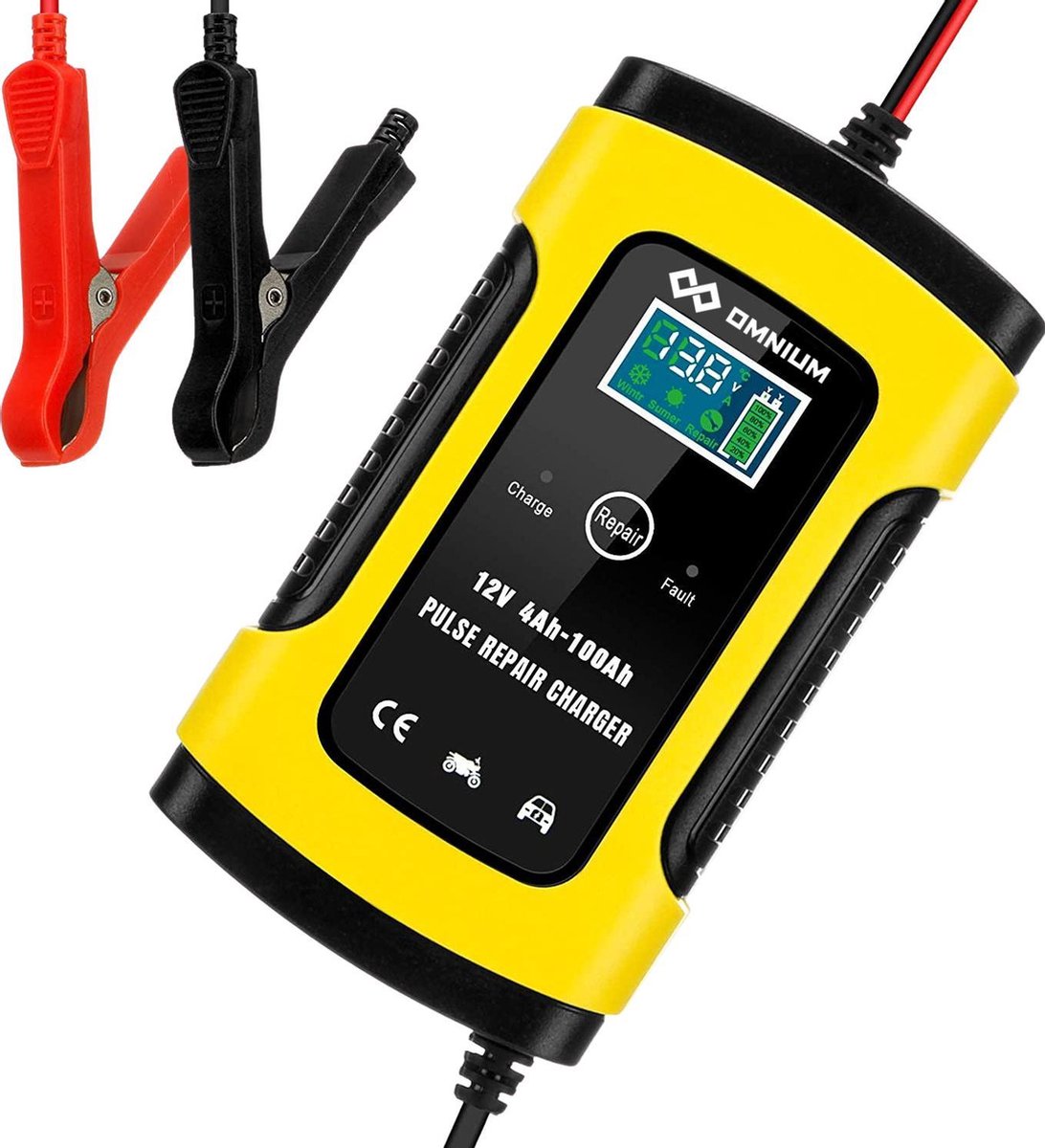 Omnium - Charge One - Acculader - Druppellader - Voor Motor