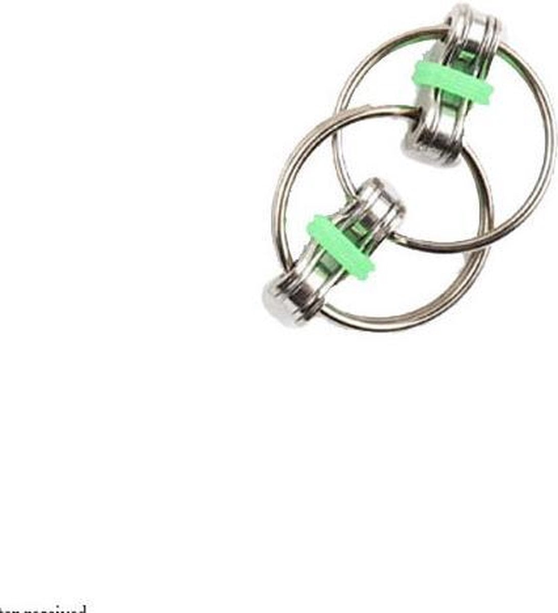 Autisme - ADHD Anti Stress fidget speelgoed - Sleutelhanger - Hand Spinner - Fidget Lager - Tri-Spinner -Groen