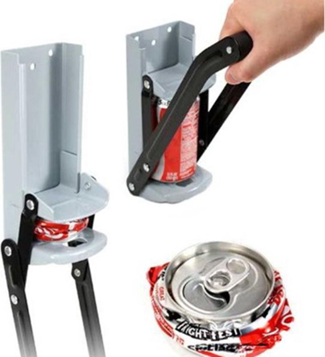 TDR-Keukenhulphouder - Blikkenpers - Can Crusher