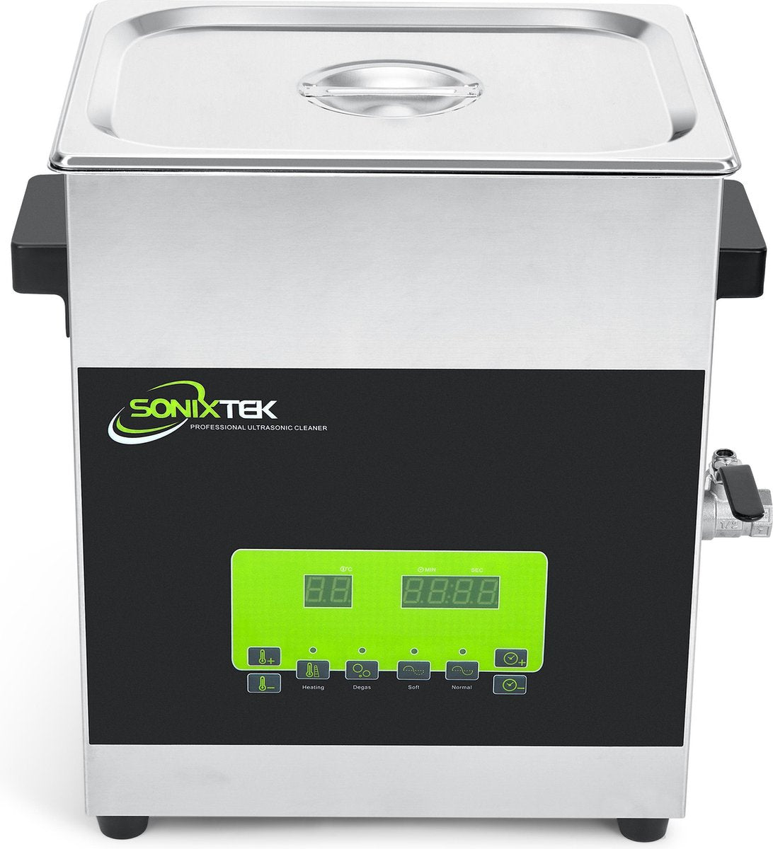 Sonixtek SD Series 15L PRO - Digitale ultrasone reiniger - RVS