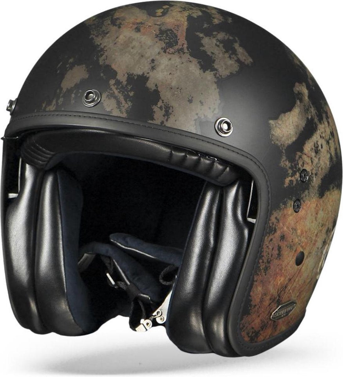 Scorpion Belfast Tempus Zwart Integraalhelm - Motorhelm - Maat S