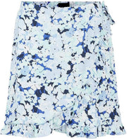 Pctina Mw Wrap Skirt 17113615 Vista Blue/flower
