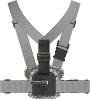 PRO SERIES Verbeterde Hoge Elastische Borstband (kan camera zowel aan de voor- als achterkant installeren) voor GoPro / DJI OSMO & ActionCam - Grijs