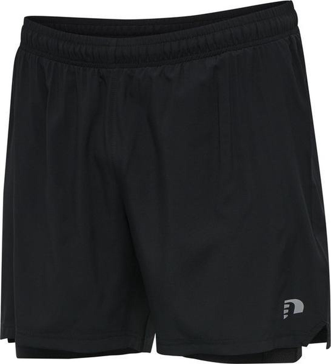 Newline Core 2in1 Short Heren - zwart - maat S