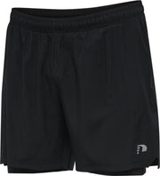 Newline Core 2in1 Short Heren - zwart - maat S