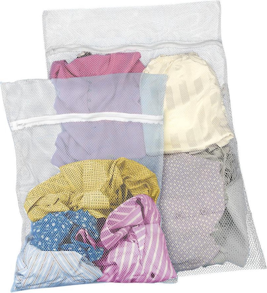 Metaltex Wasnetten 32-47 X 47-75 Cm Polyester Wit 2-delig