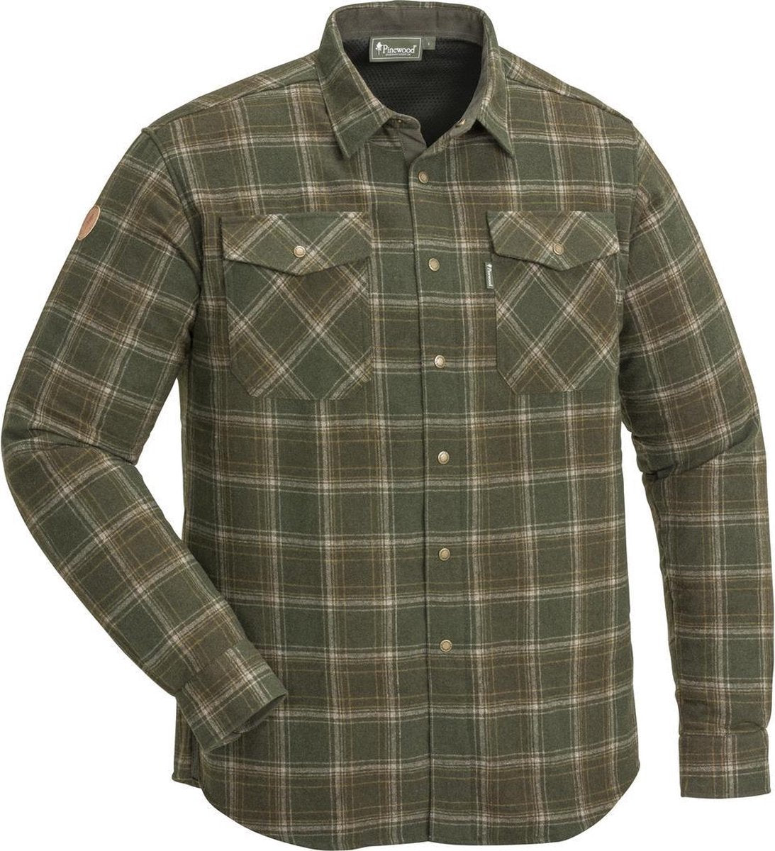 Edmonton Exclusive Shirt - Mossgreen / Suede Brown (5532)