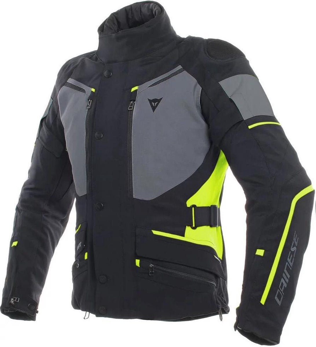 Dainese Carve Master 2 Gore-Tex Zwart Ebony Fluo Geel 46