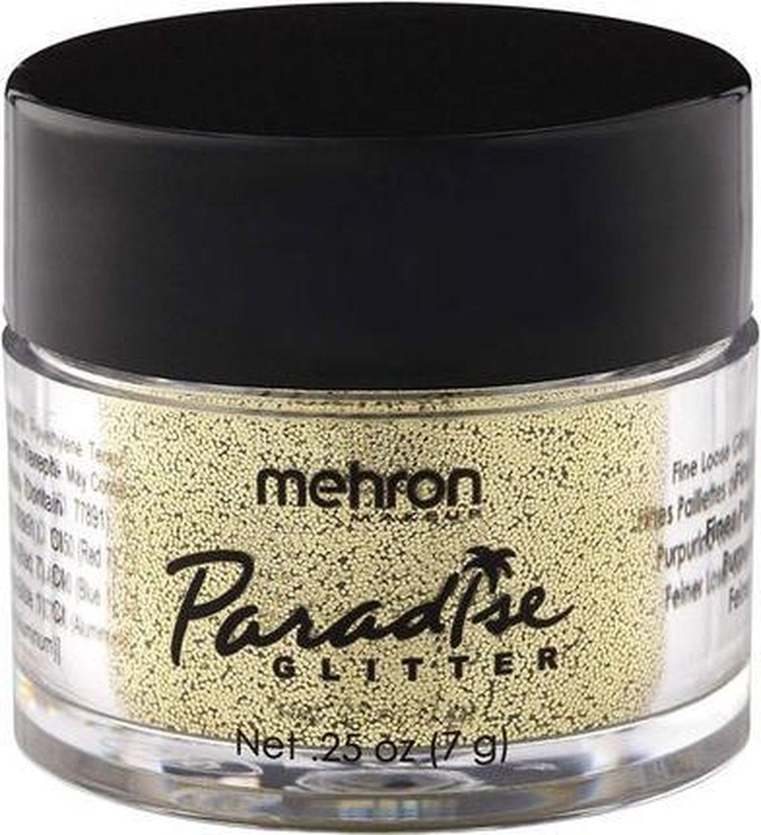 Mehron Paradise Glitter voor Schmink en Grime - Goud