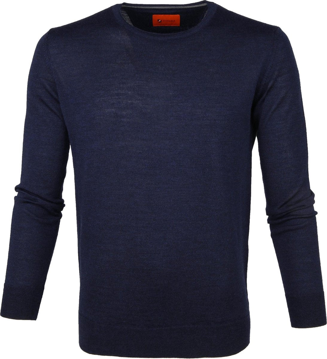 Suitable Merino Trui O-neck Navy - maat XXL