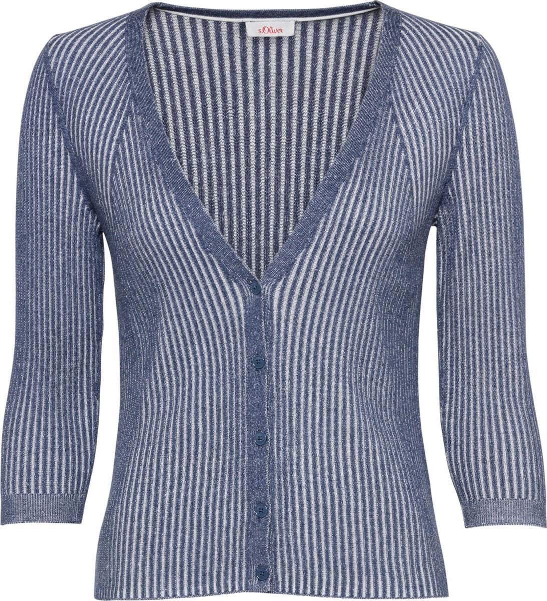 S.oliver gebreid vest Wit-36 (S)
