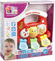 Bam Bam Farm Animal Musical Ramelaar vanaf 6 mnd