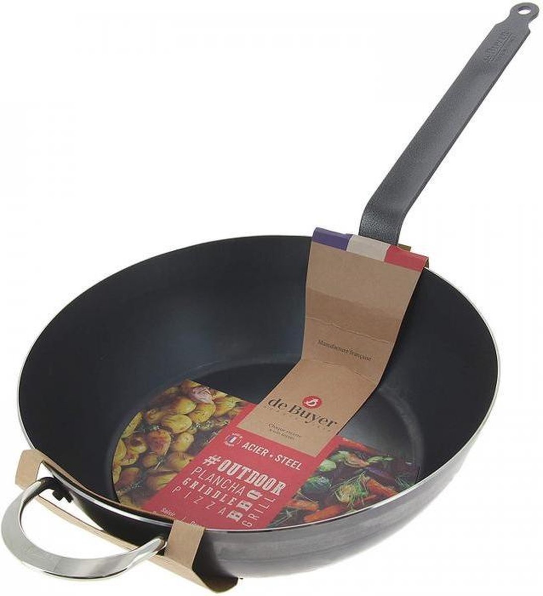 DeBuyer Outdoor Deep Blue Steel Hapjespan - 32 cm