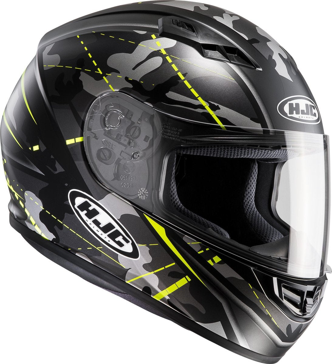 HJC CS-15 Songtan mat zwart/geel