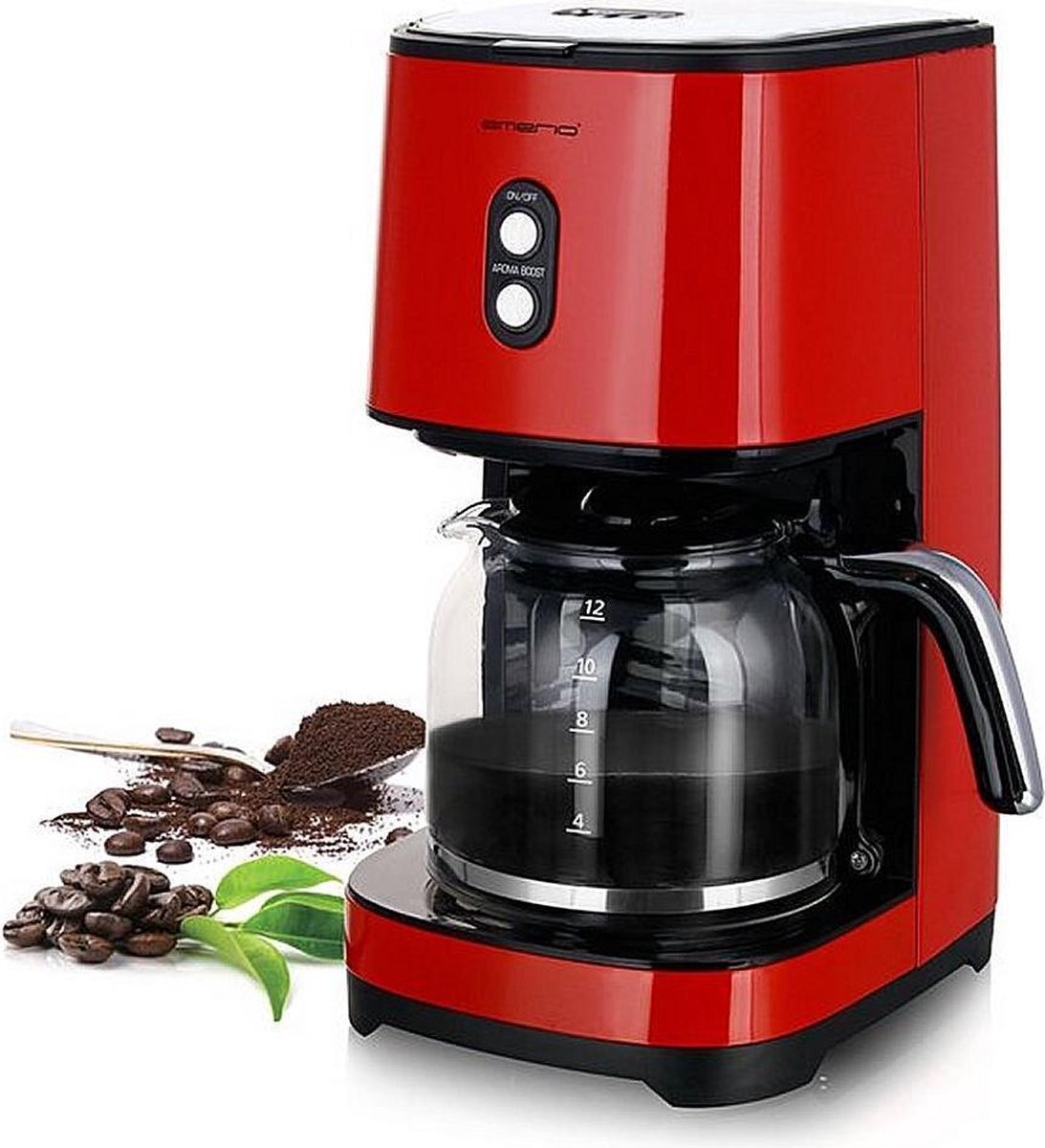 Emerio CME-121593 Koffiezetapparaat Rood