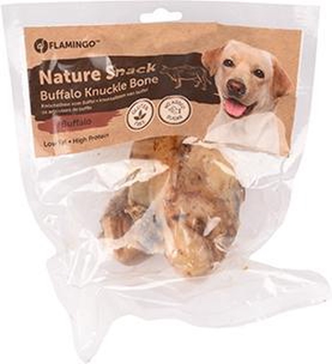 Zooselect Hondensnack Nature Vlezige Runderknokkel 250 gr