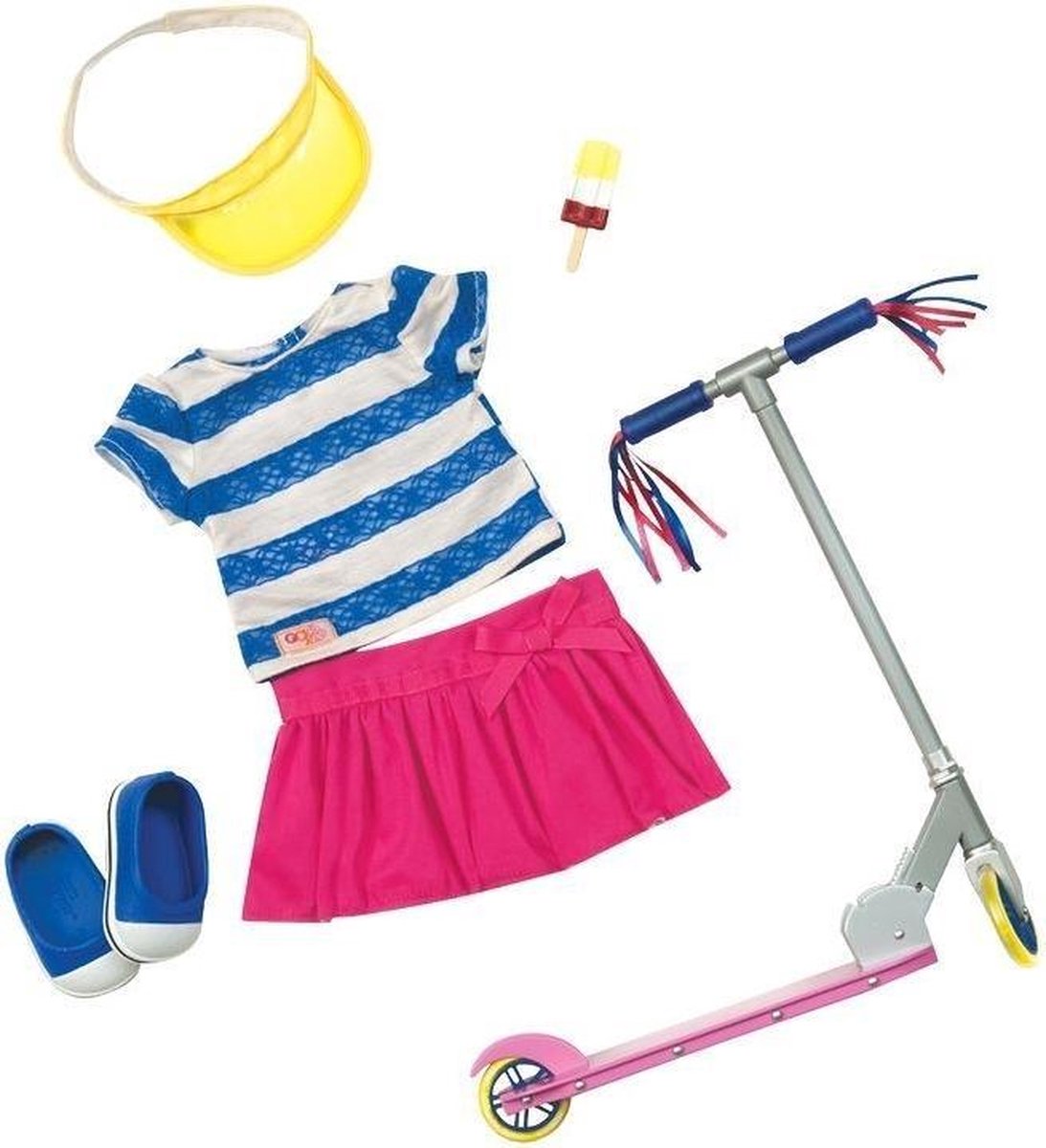 Our Generation Poppenkleertjes Kledingset Zomerkleding met step - 46 cm
