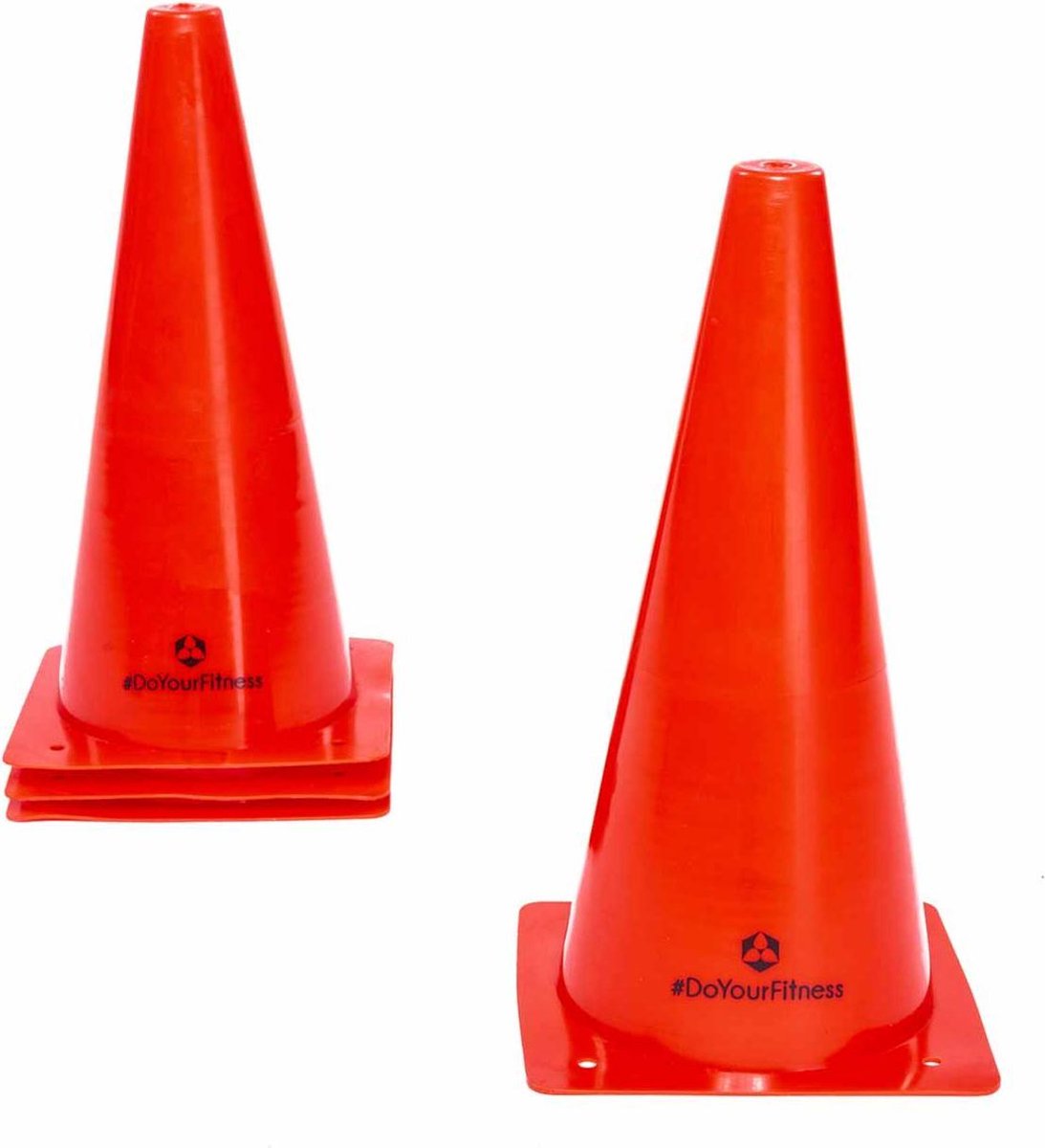 #DoYourFitness® - Markeerpion / Pylon - Markering voor coördinatie / behendigheidstraining - Grootte van kegels 23cm - 1x Medium (rood)