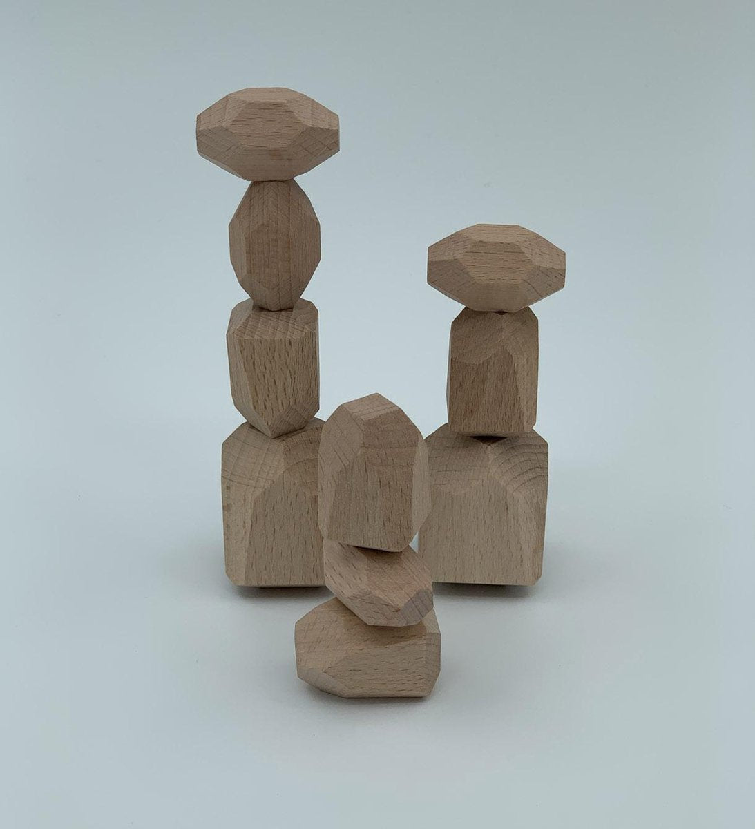 Houten bouwstenen | balanceer stenen Jindl naturel