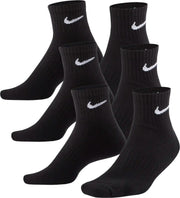 Nike Nike Everyday Cushion Ankle Sokken - Maat 34-38 - Unisex - zwart - wit
