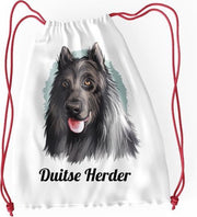 Duitse herder rugzak met je eigen naam