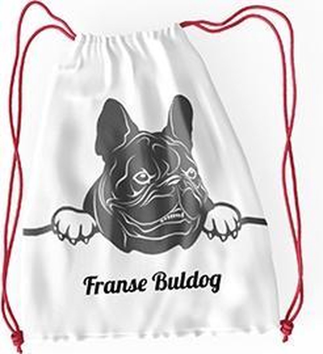 Franse Buldog rugzak met je eigen naam