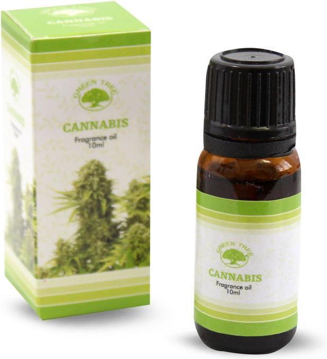 Green Tree Geurolie Cannabis - Green Tree - Geurolie - Cannabis – Fragrance Oil – Etherische Olie -10ml