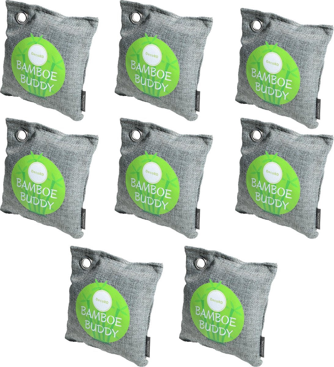 8x200g 100% Natuurlijke Luchtverfrisser DecoRD Luchtverfrissers - Geurvreter/Luchtvefrisser Bamboe