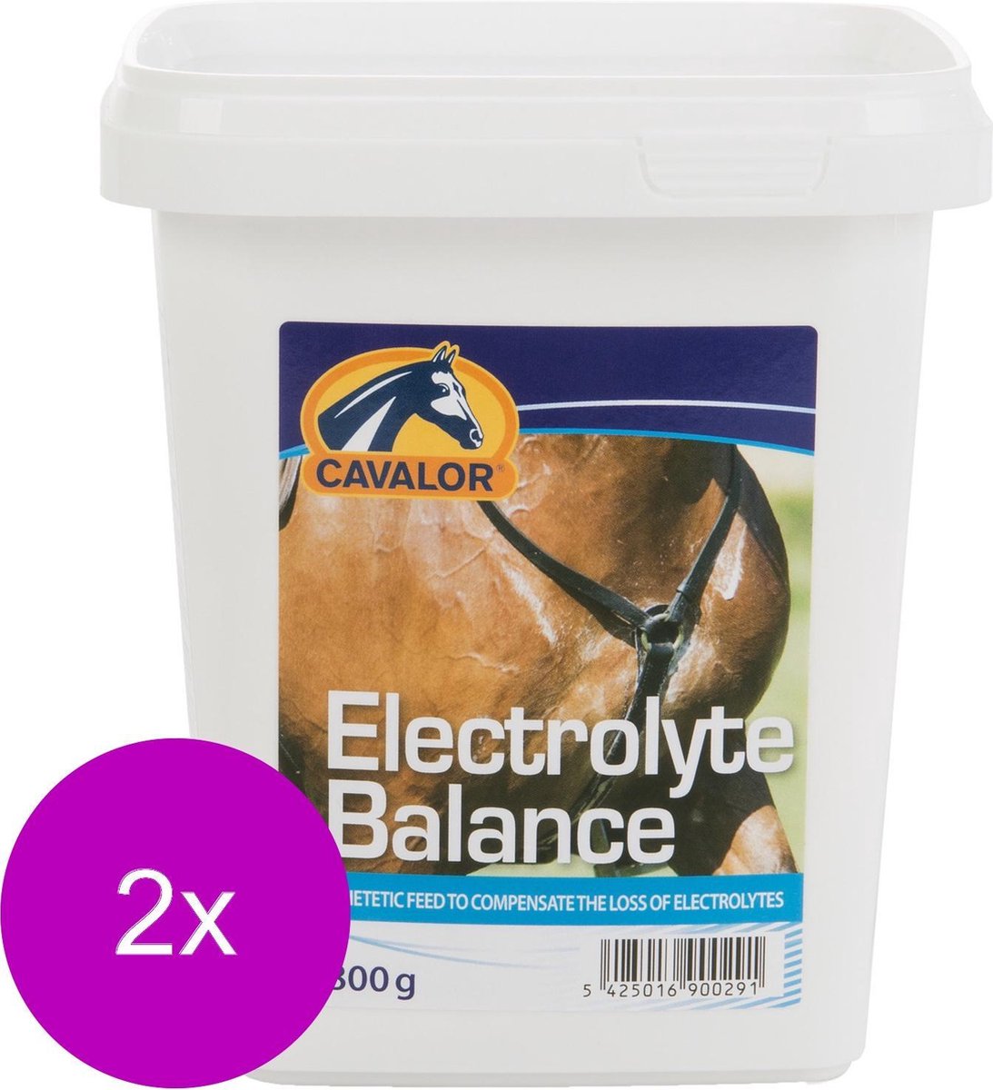Cavalor Electrolyte Balance - Voedingssupplement - 2 x 800 g Poeder