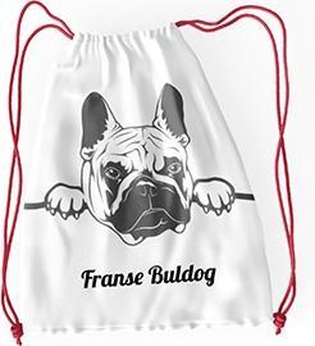 Franse Buldog art rugzak