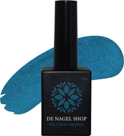 Blauwe glitter gel nagellak - 15ml - Gelnagels Nagellak -  Saint Sapphire 021 - De Nagel Shop