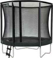 Etan Premium Gold Trampoline met net - Ø 305 cm / 10 ft - incl. deluxe Veiligheidsnet - UV-bestendige Randkussen - Grijs - Rond