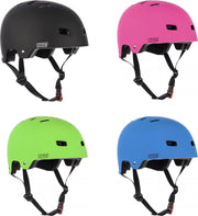 Bullet Deluxe T35 skateboard kinder skatehelm mat blauw