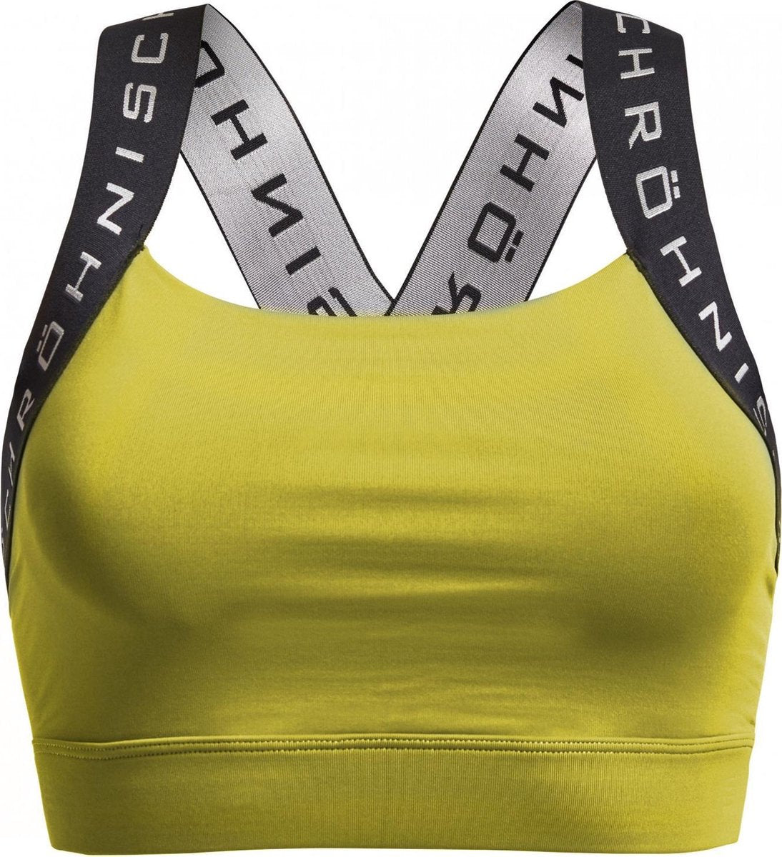 Röhnisch Sportbeha Kay Dames Polyamide/elastaan Geel Maat Xl