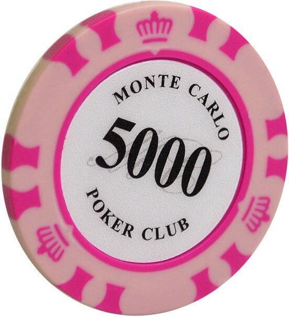 5 stuk Professionele Upscale Klei Casino Texas Poker Chips 14G waarde 5000