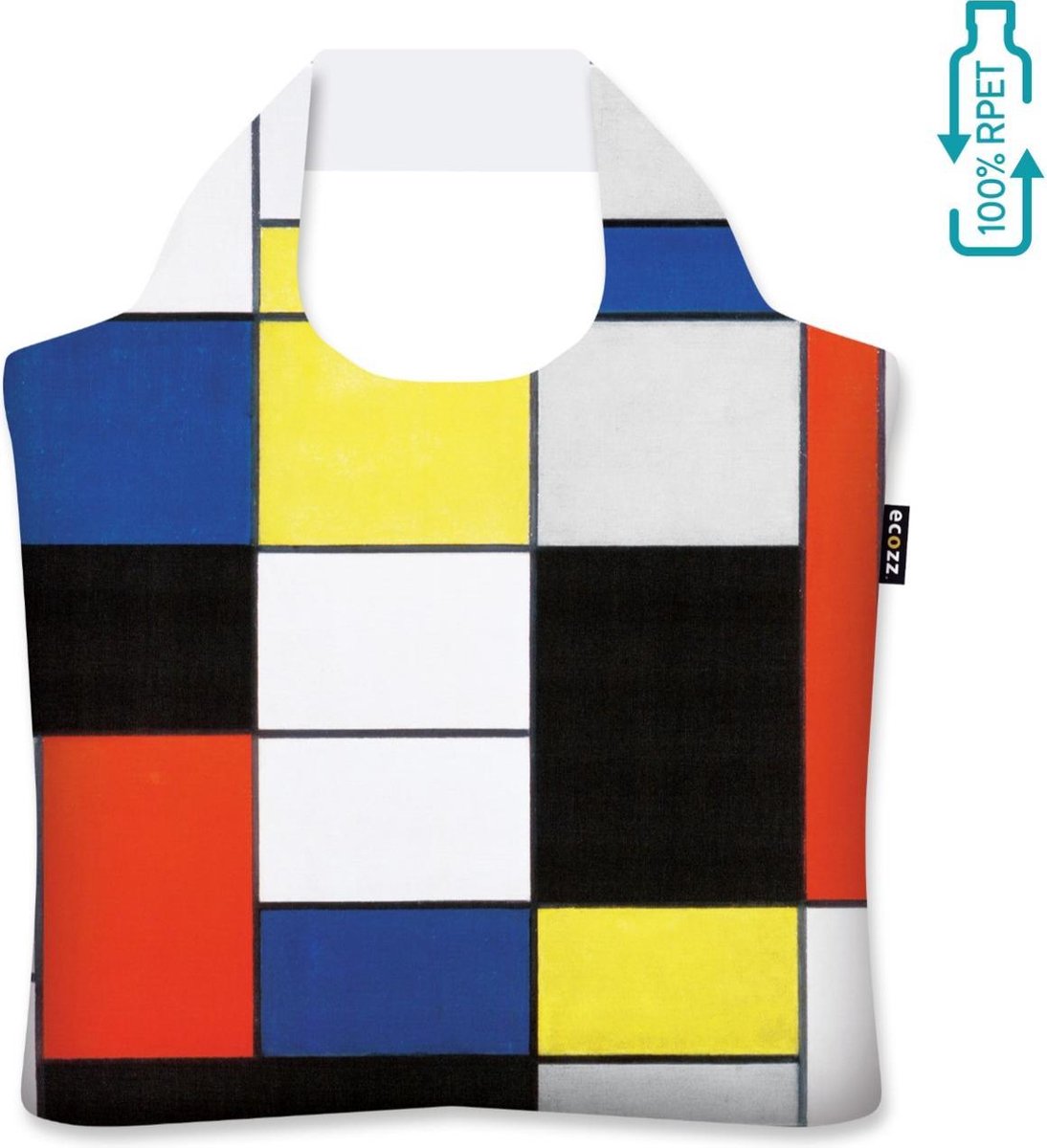 Ecozz Draagtas Compositie-A-Mondriaan