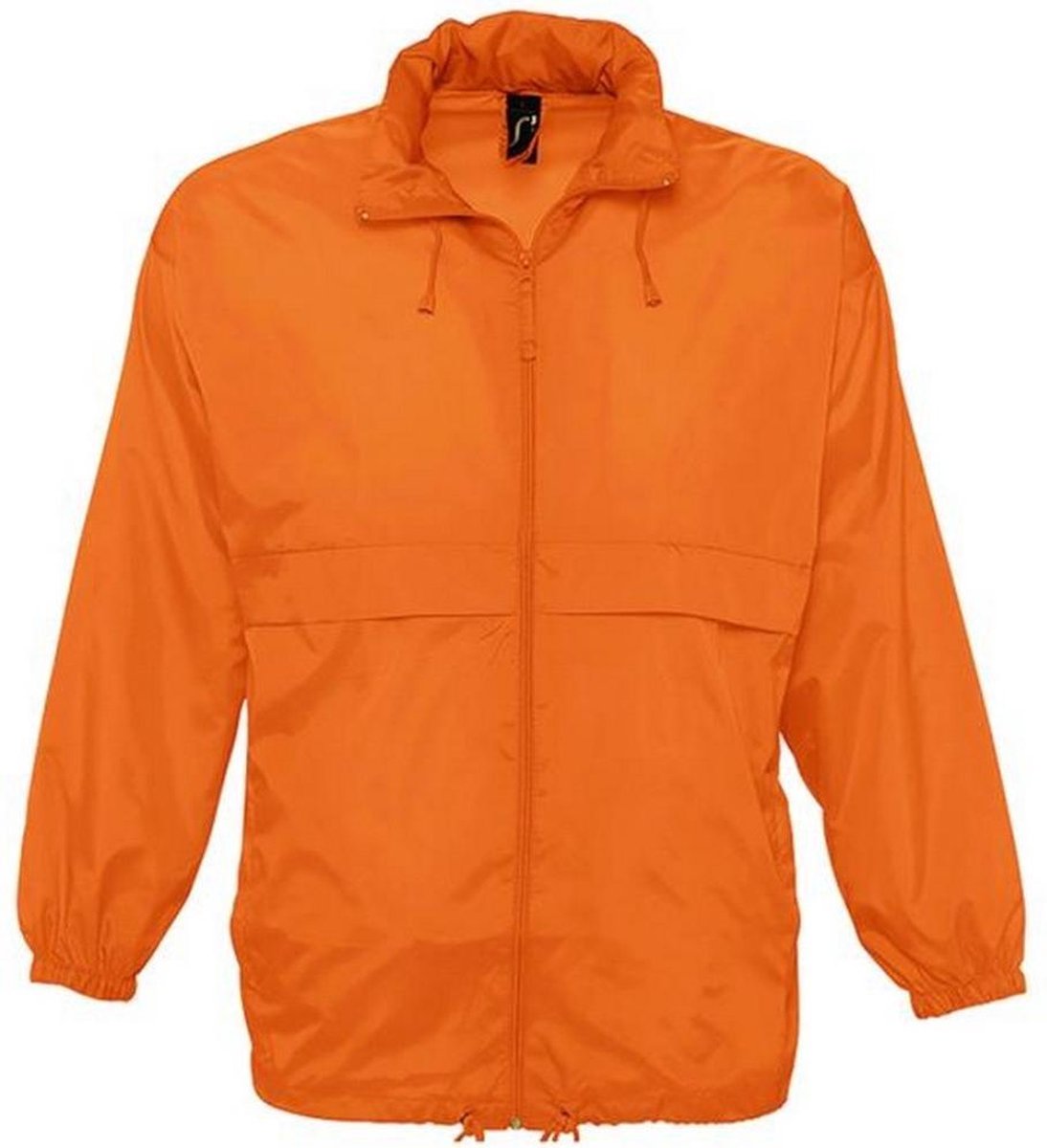 SOLS Unisex Surf Windbreaker Lichtgewicht Jasje (Oranje)