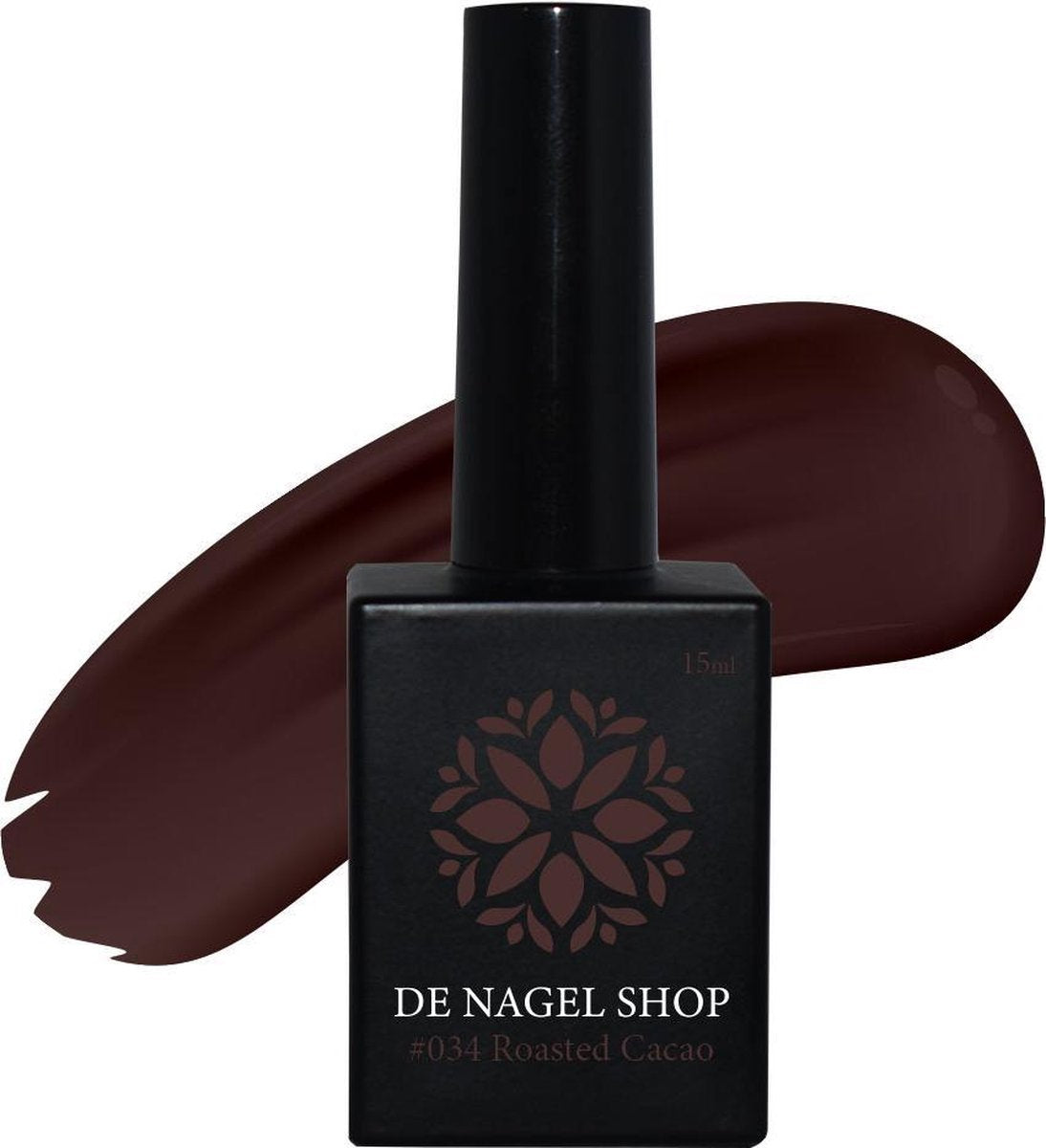 Roasted Cacao 034  Gel nagellak - Bruine gel nagellak - 15ml - De Nagel Shop - Gelnagels Nagellak