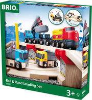 BRIO Spoor en weg transportset - 33210