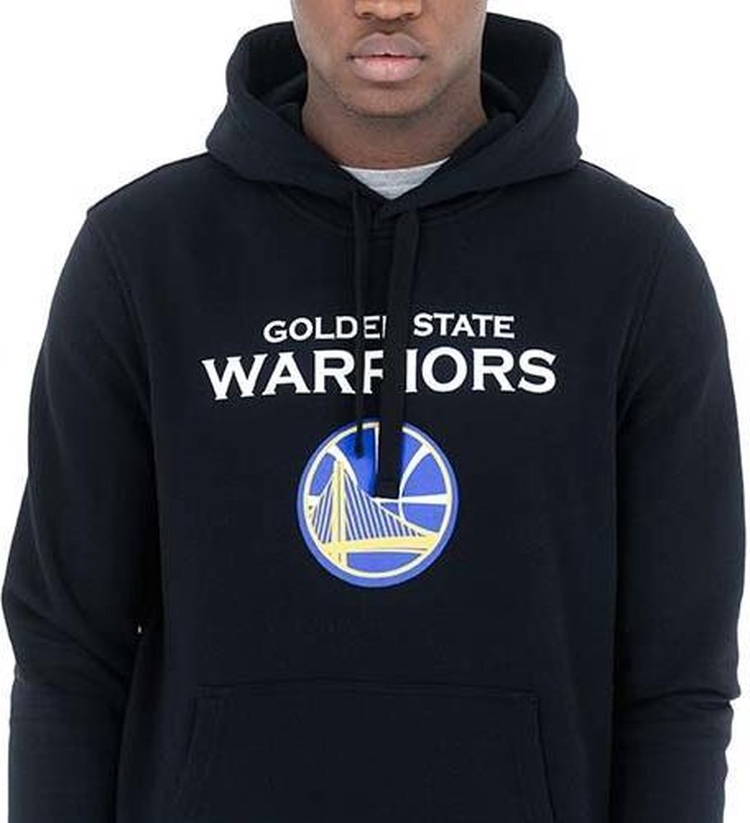 New Era Golden State Warriors Hoodie - Sporttrui - Zwart - L - Basketbal