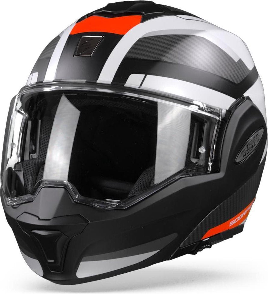Scorpion EXO-Tech Trap Matt Black Red White  2XL