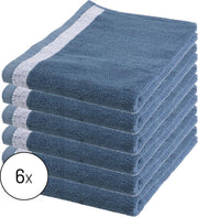 Byrklund Set Blauw - 6x Keukendoek 50x50cm